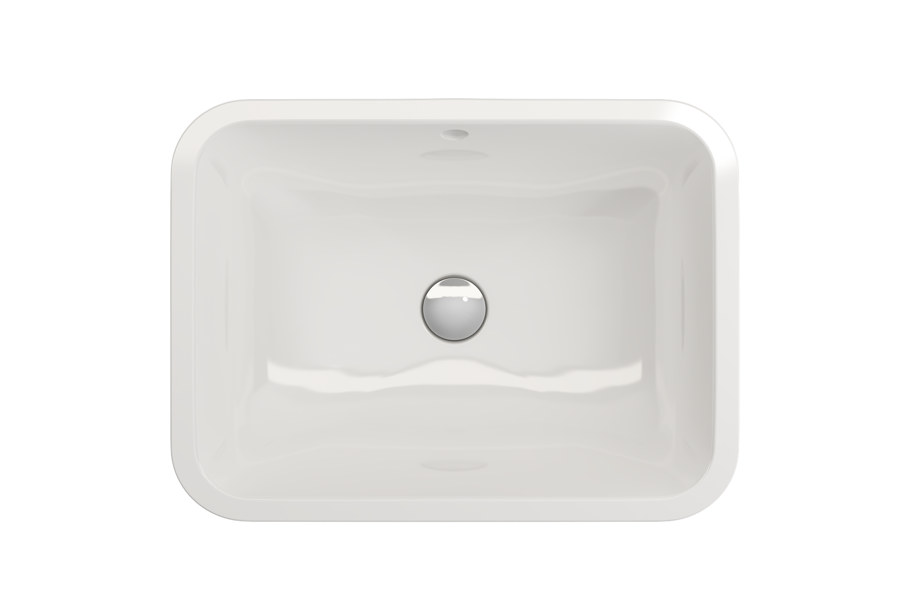 Bocchi Undermount Fireclay Bathroom Sink with Overflow