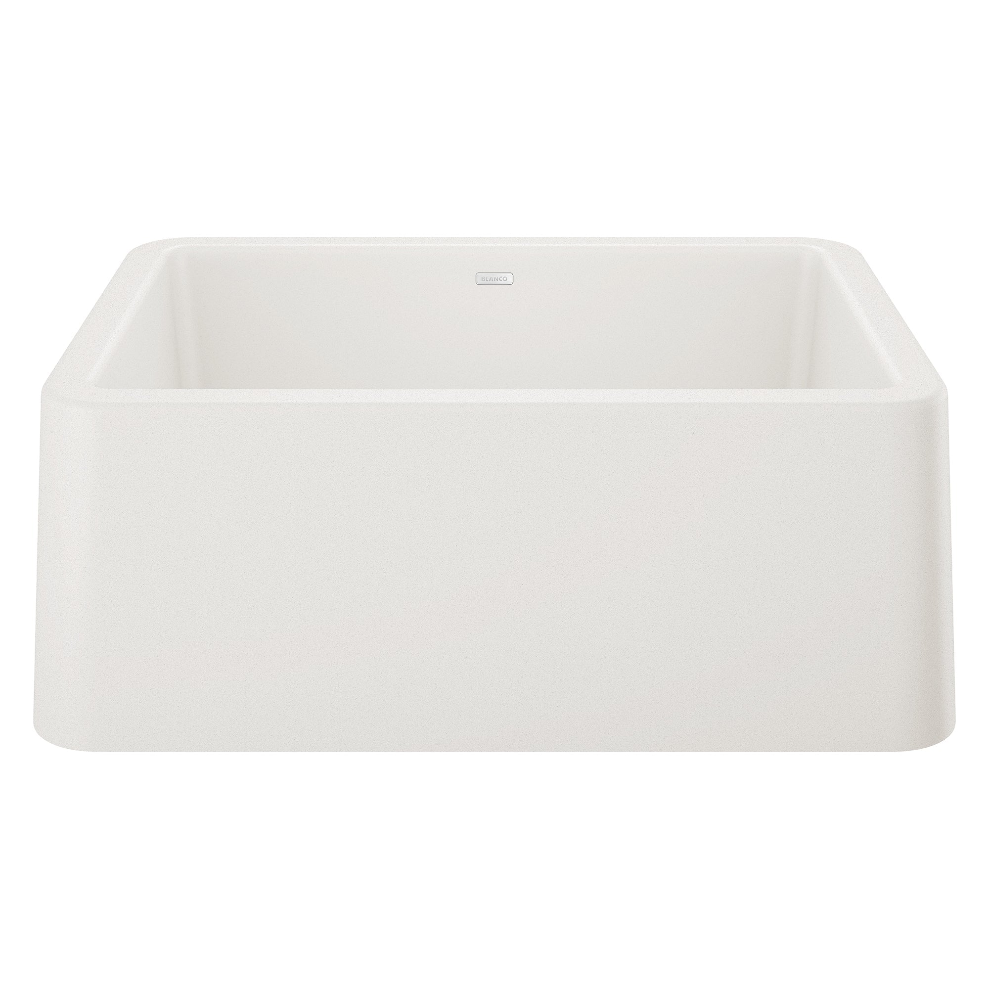 BLANCO Ikon 27" SILGRANIT Single Bowl Farmhouse Sink in White