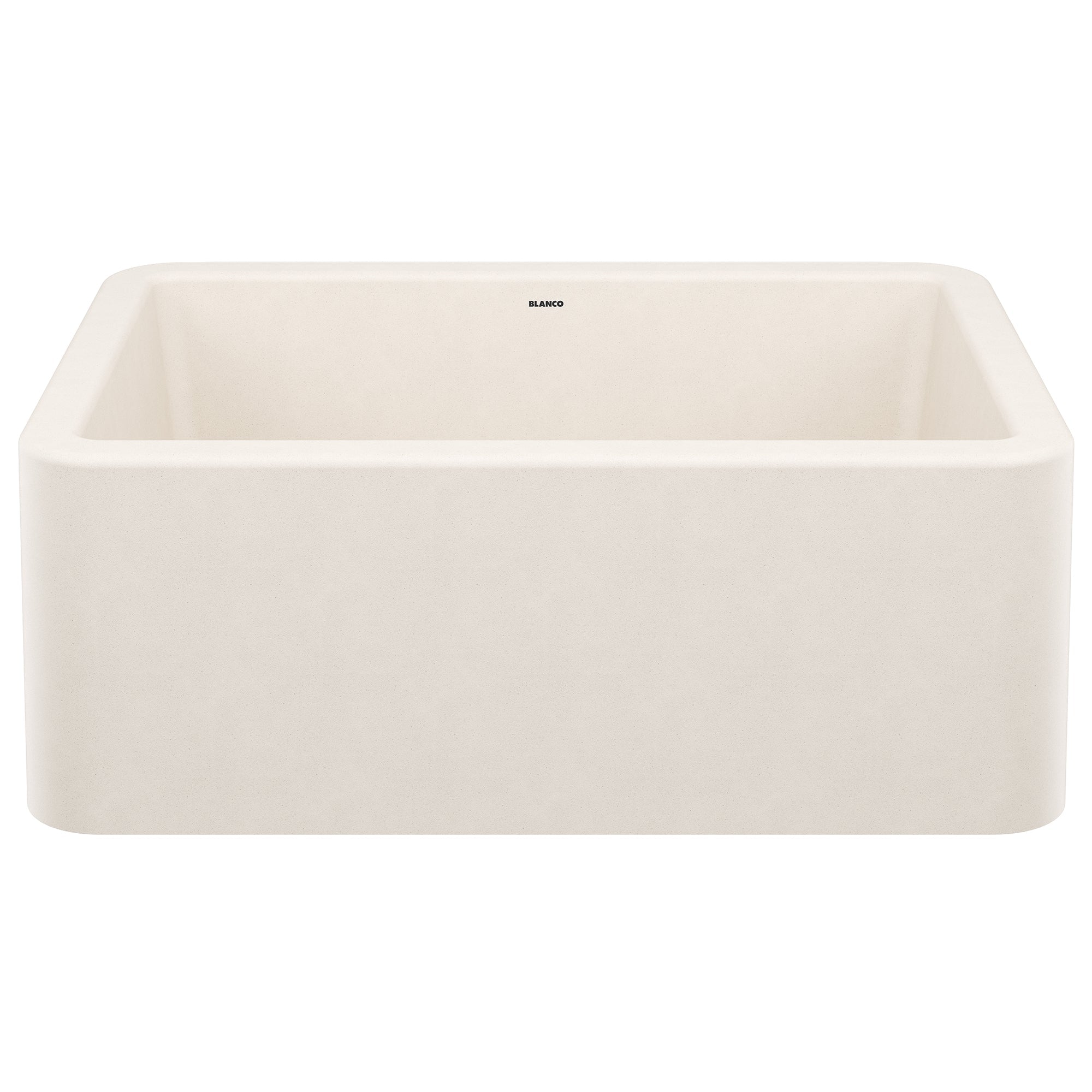 BLANCO Ikon 27" SILGRANIT Single Bowl Farmhouse Sink in Soft White