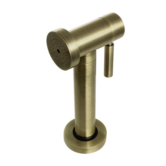 Kingston Brass Concord Kitchen Faucet Brass Side Sprayer with Lever Handle