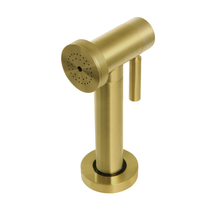 Kingston Brass Concord Kitchen Faucet Brass Side Sprayer with Lever Handle