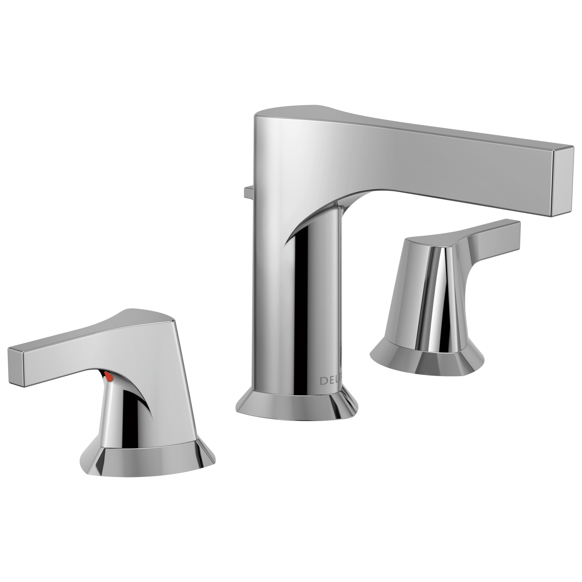 Delta Zura Two Handle Widespread Bathroom Faucet In Chrome