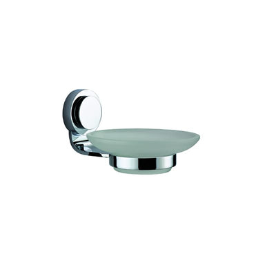 Dawn Glass Soap Dish with Circle Series Holder-Bathroom Accessories Fast Shipping at DirectSinks.