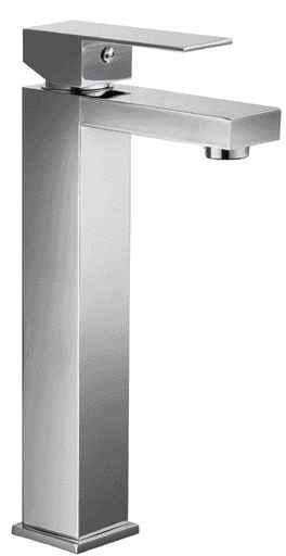 Alfi AB1129 Tall Square Single Lever Bathroom Faucet-Bathroom Faucets-DirectSinks
