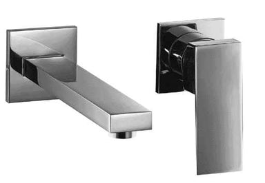 Alfi AB1468 Single Lever Wallmount Bathroom Faucet-Bathroom Faucets-DirectSinks