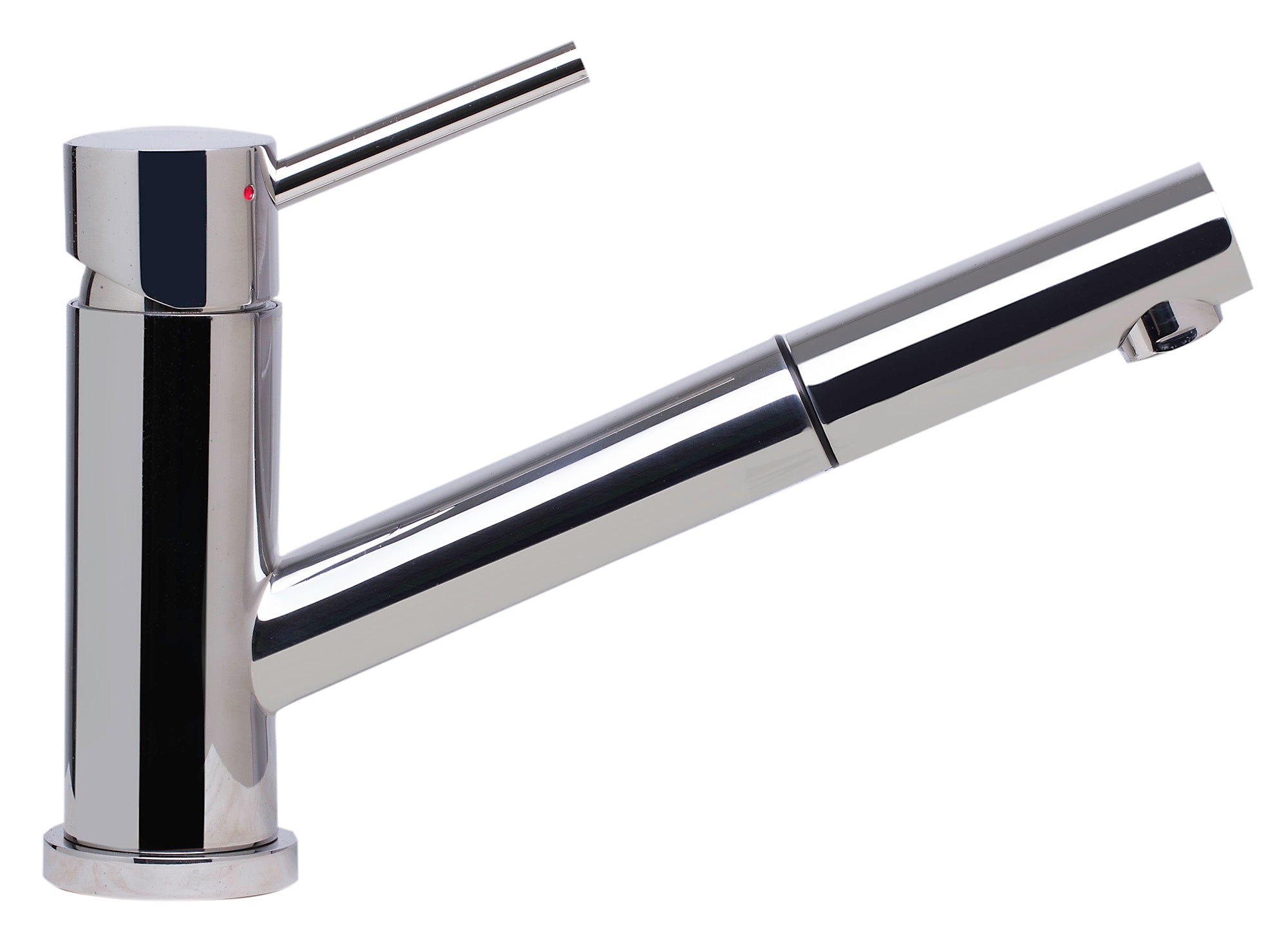 Alfi Solid Stainless Steel Pull Out Single Hole Kitchen Faucet-DirectSinks