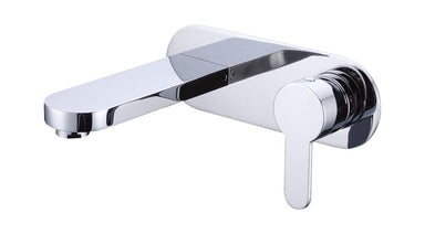 Dawn Wall Mounted Single Lever Concealed Solid Brass Washbasin Mixer-Bathroom Faucets Fast Shipping at DirectSinks.