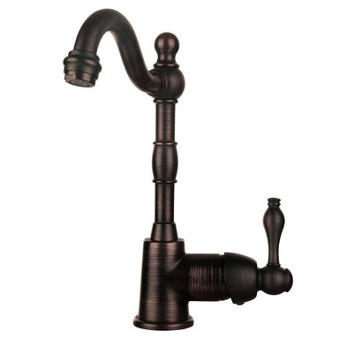Premier Copper Products Single Handle Bar or Vessel Filler Faucet in Oil Rubbed Bronze-DirectSinks