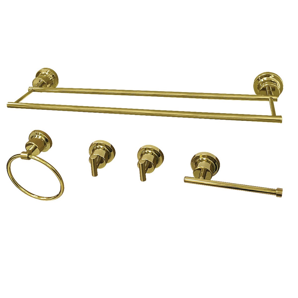 Kingston Brass Concord 5-Piece Bathroom Accessory Sets