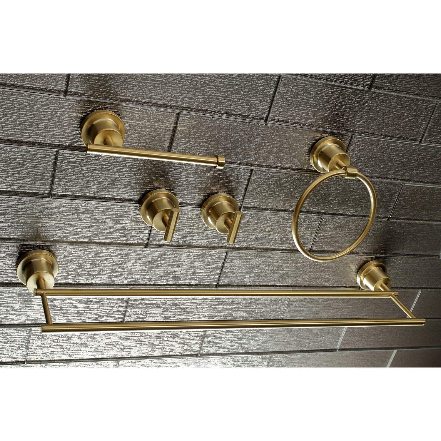 Kingston Brass Concord 5-Piece BAH8213478X-P Bathroom Accessory Sets