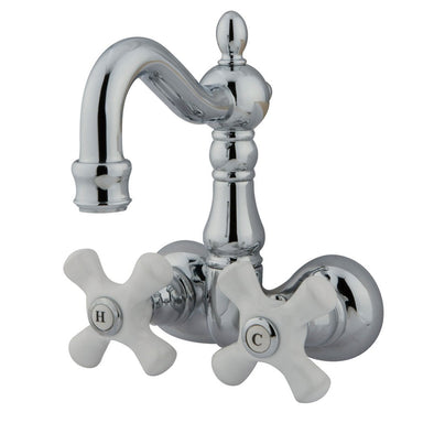 Kingston Brass CC1080T1 Vintage 3-3/8" Wall Mount Clawfoot Tub Filler-Tub Faucets-Free Shipping-Directsinks.