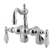 Kingston Brass Vintage 3-3/8" - 9" Spread Adjustable Center Wall Mount Clawfoot Tub Filler-Tub Faucets-Free Shipping-Directsinks.