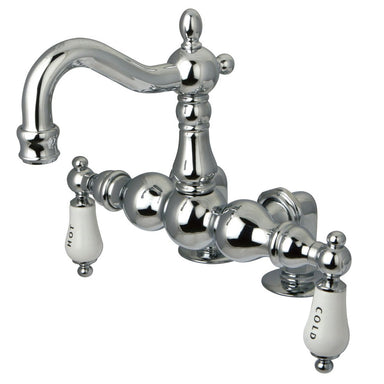 Kingston Brass CC1096T1 Vintage 3-3/8" Deck Mount Clawfoot Tub Filler-Tub Faucets-Free Shipping-Directsinks.