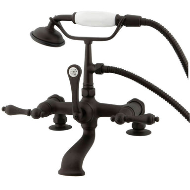 Kingston Brass Vintage 7" Clawfoot Deck Mount Tub Filler-Tub Faucets-Free Shipping-Directsinks.
