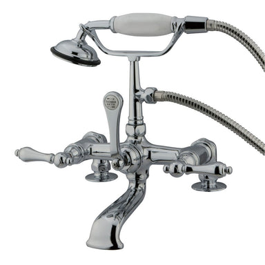 Kingston Brass Vintage 7" Clawfoot Deck Mount Tub Filler-Tub Faucets-Free Shipping-Directsinks.