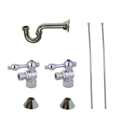 Kingston Brass Trimscape Brass Plumbing Sink Trim Kit with P Trap for Lavatory and Kitchen-Bathroom Accessories-Free Shipping-Directsinks.