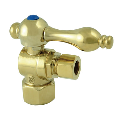 Kingston Brass Vintage Angle Stop with 1/2" IPS x 3/8" OD Compression and Lever Handle-Bathroom Accessories-Free Shipping-Directsinks.