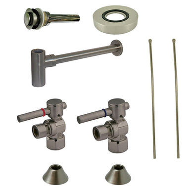 Kingston Brass Trimscape Plumbing Sink Trim Kit with Bottle Trap for Vessel Sink without Overflow Hole-Bathroom Accessories-Free Shipping-Directsinks.