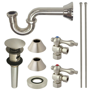 Kingston Brass Trimscape Traditional Plumbing Sink Trim Kit with Overflow Hole with P Trap for Vessel Sink-Bathroom Accessories-Free Shipping-Directsinks.