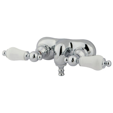 Kingston Brass Vintage Wall Mount Clawfoot 3-3/8" Tub Filler-Tub Faucets-Free Shipping-Directsinks.