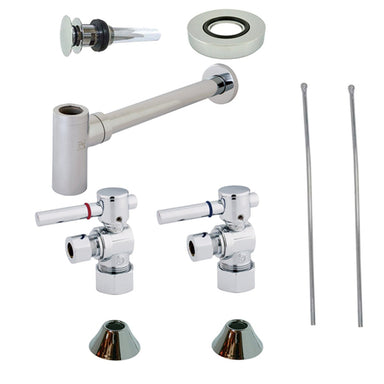 Kingston Brass Trimscape Contemporary Plumbing Sink Trim Kit with Bottle Trap for Vessel Sink with Overflow Hole-Bathroom Accessories-Free Shipping-Directsinks.