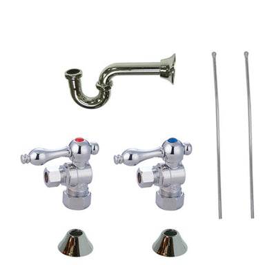 Kingston Brass Trimscape Traditional Plumbing Sink Trim Kit with P Trap for Lavatory and Kitchen-Bathroom Accessories-Free Shipping-Directsinks.