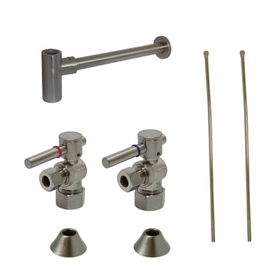 Kingston Brass Trimscape Contemporary Plumbing Sink Trim Kit with P Trap for Lavatory and Kitchen-Bathroom Accessories-Free Shipping-Directsinks.