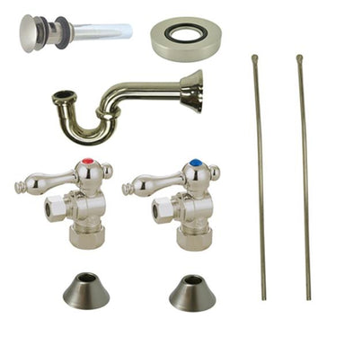 Kingston Brass Trimscape Traditional Plumbing Sink Trim Kit with P Trap for Vessel Sink with Overflow Hole-Bathroom Accessories-Free Shipping-Directsinks.