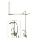 Kingston Brass Vintage Clawfoot Tub Package with High Rise Goose Neck-Tub Faucets-Free Shipping-Directsinks.
