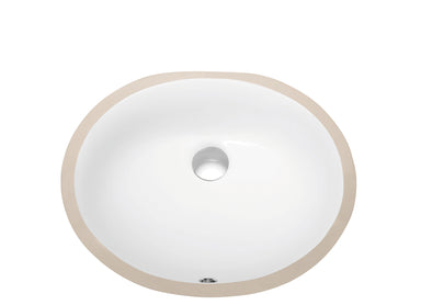 Dawn Under Counter Oval Ceramic Basin with Overflow-Bathroom Sinks Fast Shipping at DirectSinks.