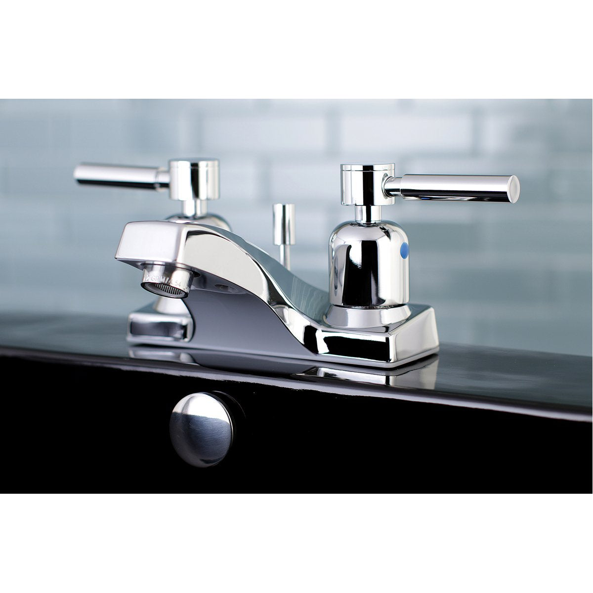 Kingston Brass FB201DL 4-Inch Centerset Bathroom Faucet in Polished Chrome