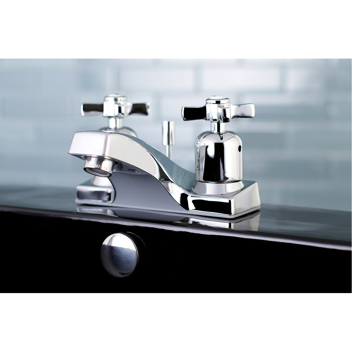 Kingston Brass FB201ZX 4-Inch Centerset Bathroom Faucet in Polished Chrome