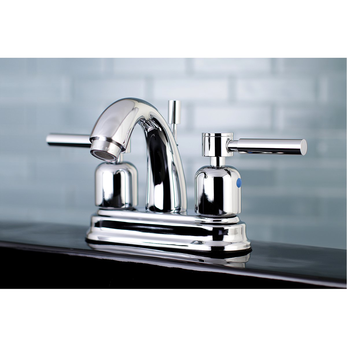 Kingston Brass Concord 4-Inch Centerset Deck Mount Bathroom Faucet