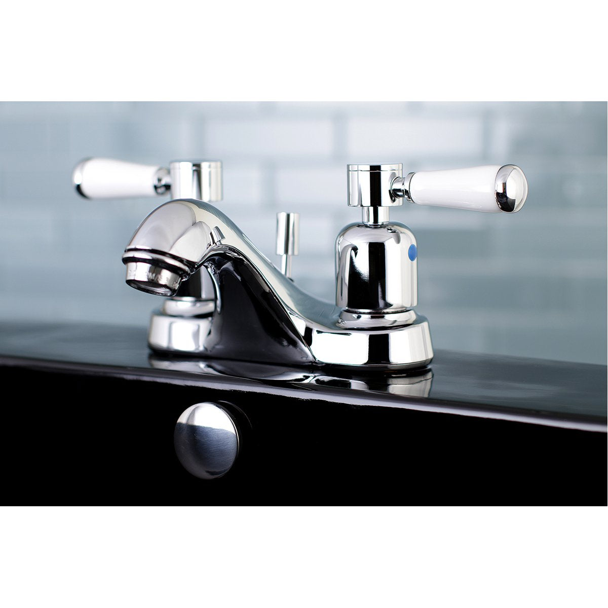 Kingston Brass Paris Deck Mount 4" Centerset Bathroom Faucet