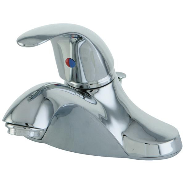 Kingston Brass FB6541LL 4-Inch centerset Lavatory Faucet in Polished Chrome-Bathroom Faucets-Free Shipping-Directsinks.