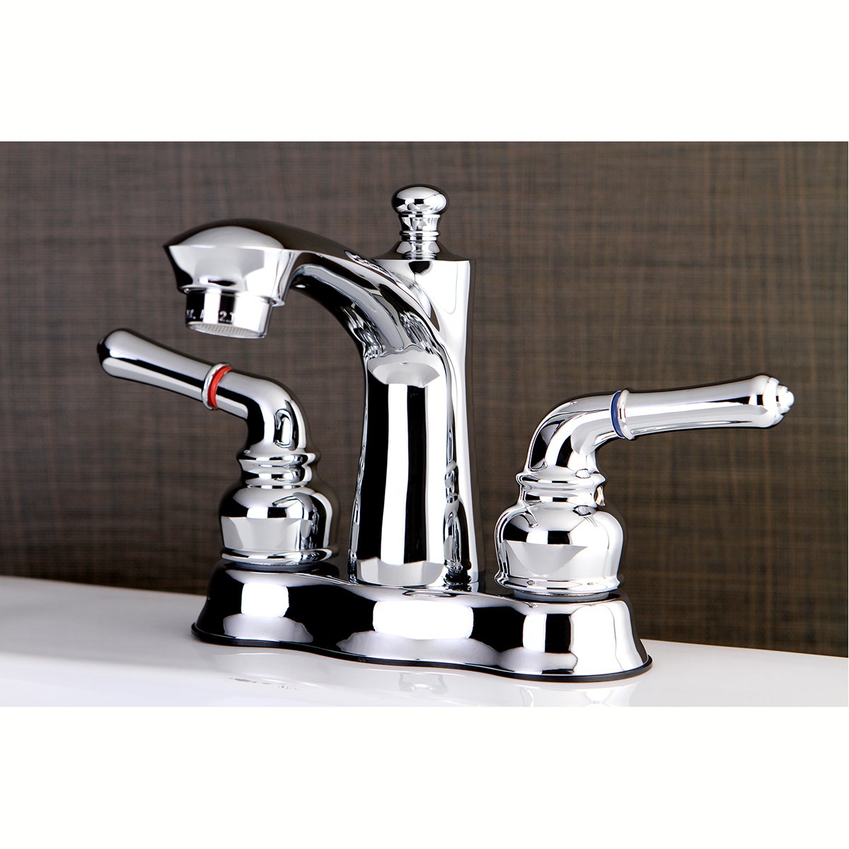 Kingston Brass Naples 4-Inch Centerset Bathroom Faucet