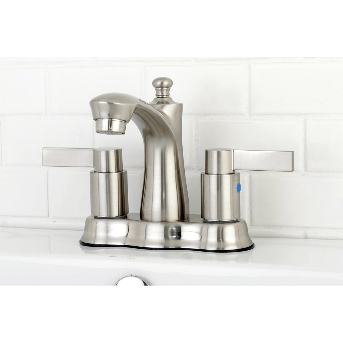 Kingston Brass NuvoFusion Deck Mount 4" Centerset Bathroom Faucet