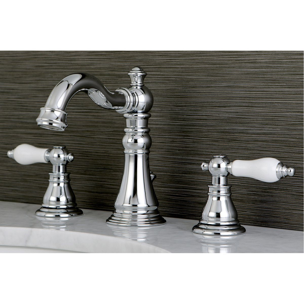 Kingston Brass Fauceture American Patriot Widespread Bathroom Faucet