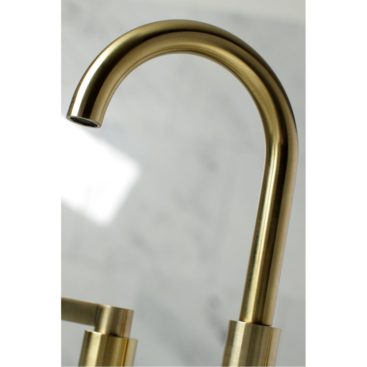 Kingston Brass Fauceture NuvoFusion Widespread Bathroom Faucet
