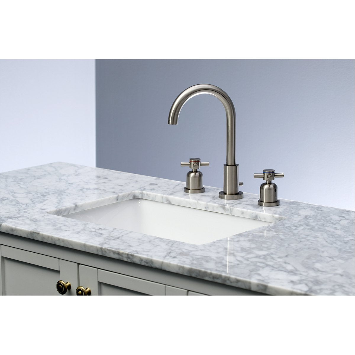 Kingston Brass Fauceture Concord Widespread Cross-Handle Bathroom Faucet