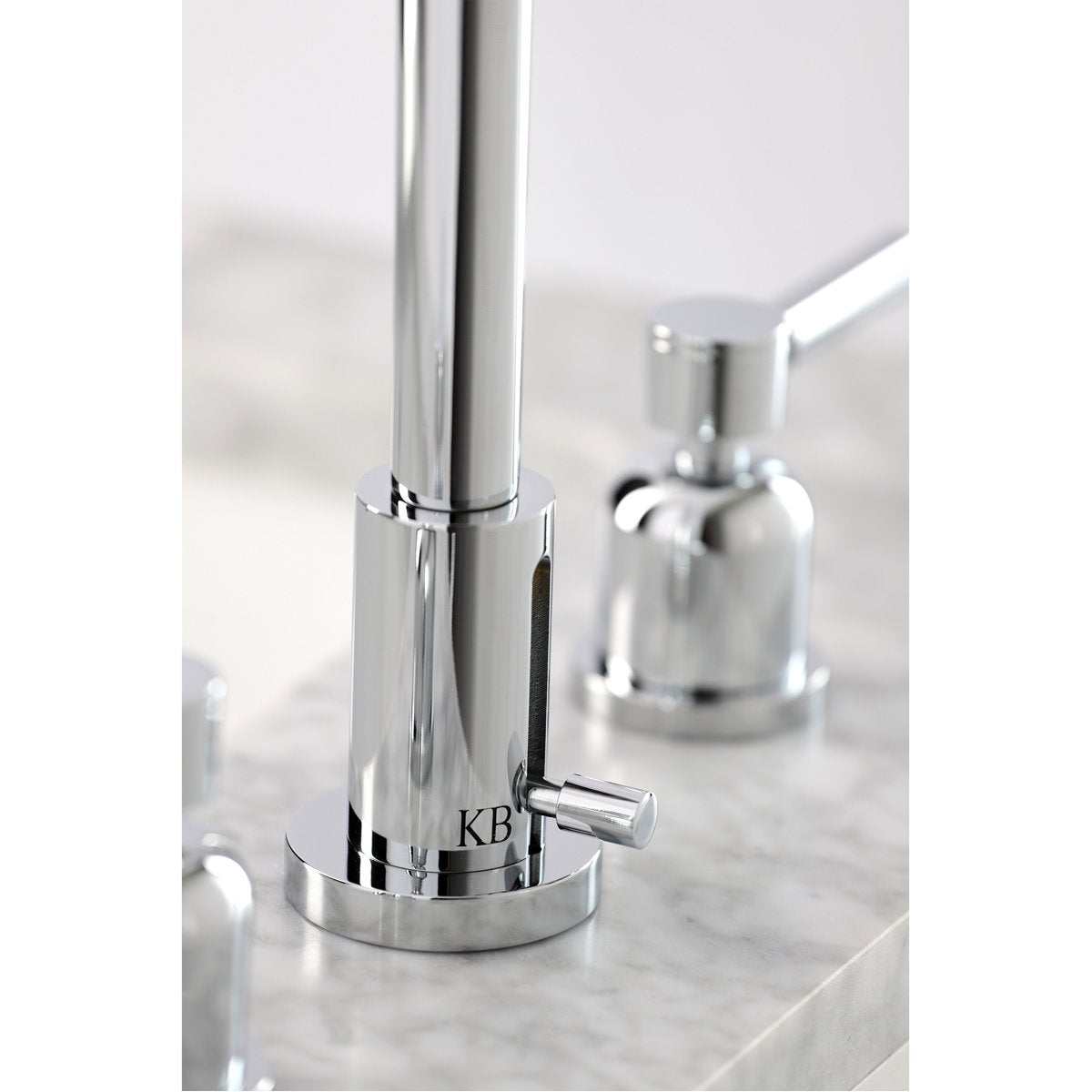 Kingston Brass Concord Widespread Bathroom Faucet with Brass Pop-Up