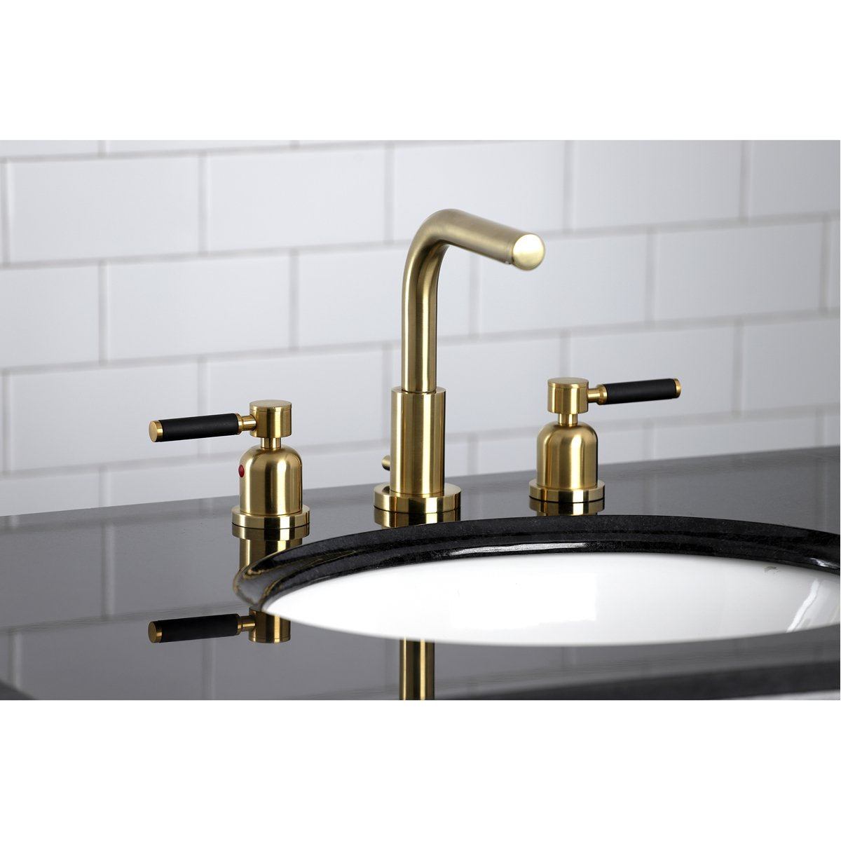Kingston Brass Fauceture Kaiser 8-Inch Widespread Bathroom Faucet