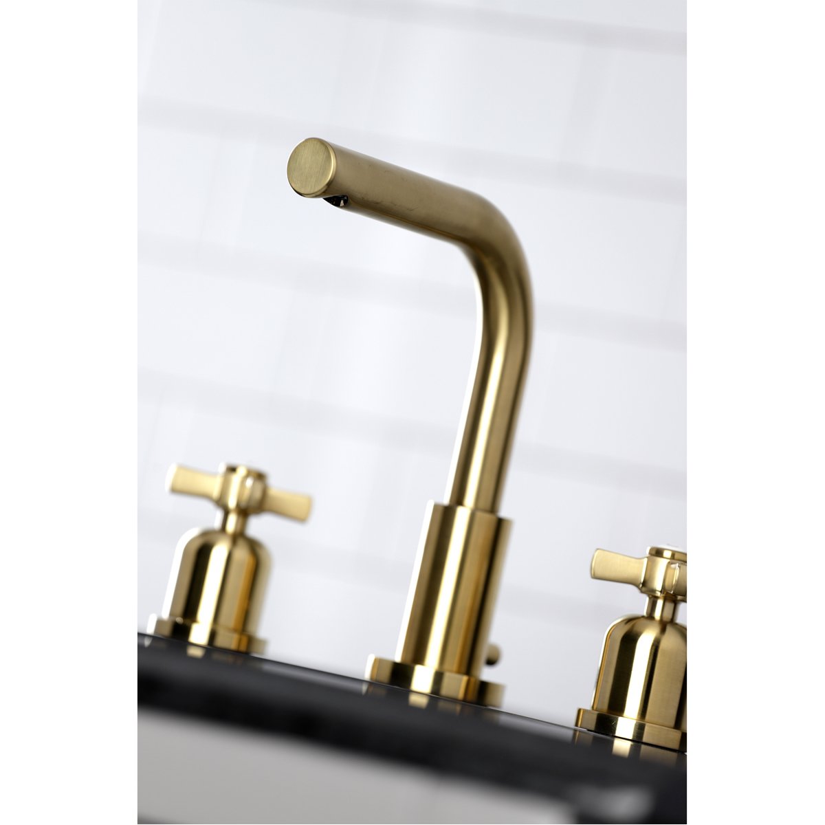 Kingston Brass Millennium Fauceture 8-Inch Widespread Bathroom Faucet