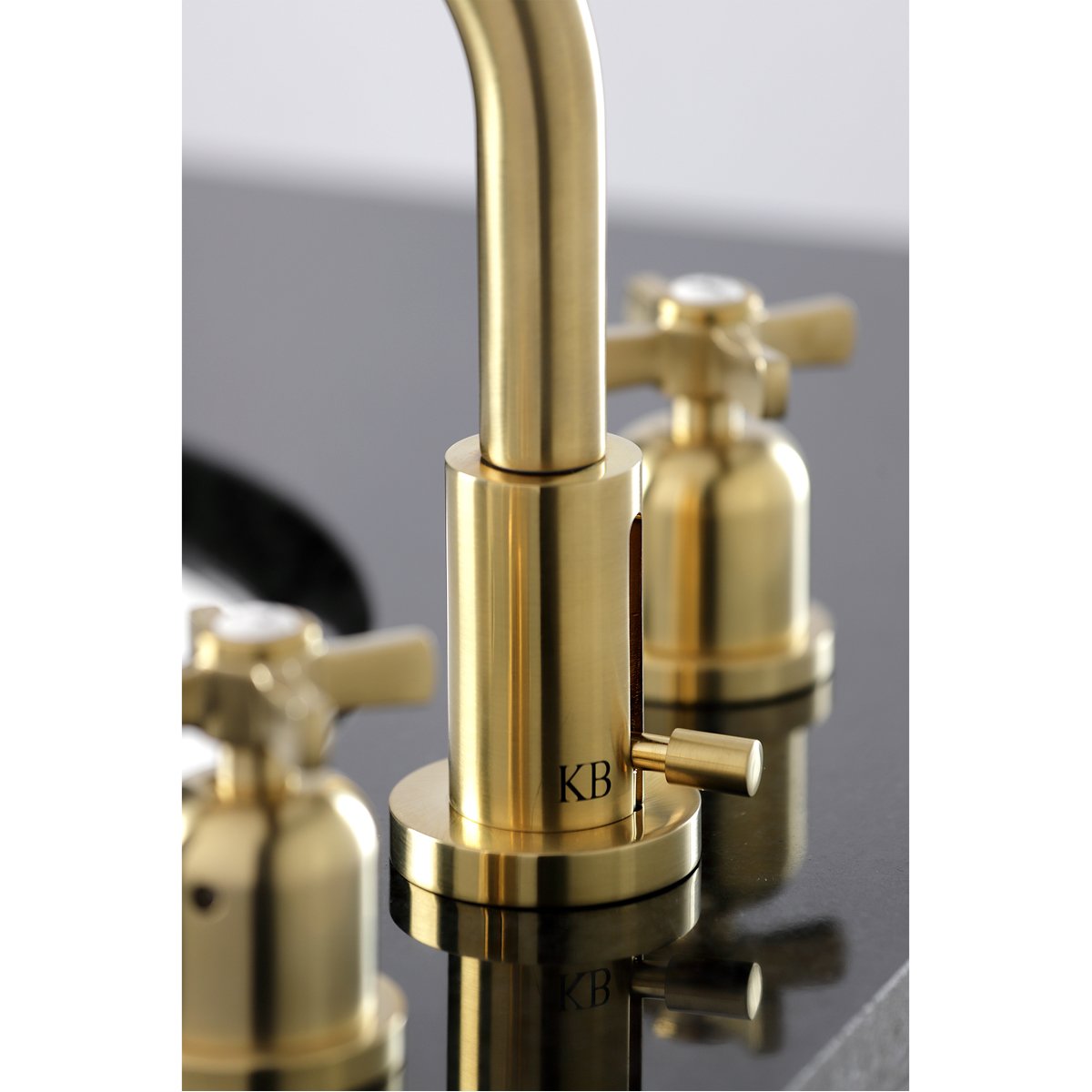 Kingston Brass Millennium Fauceture 8-Inch Widespread Bathroom Faucet
