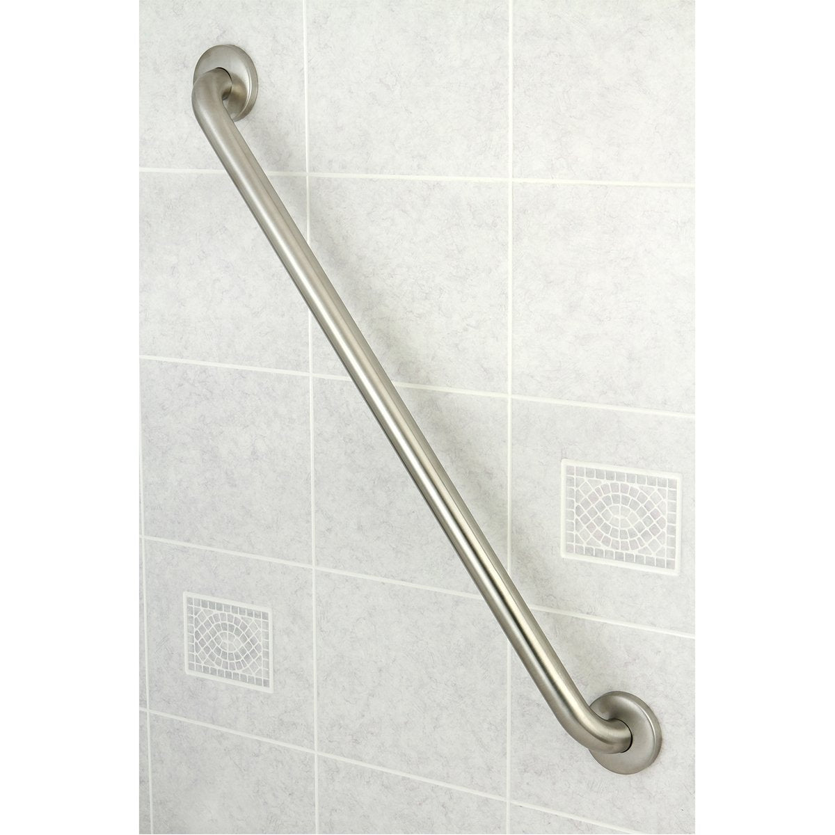Kingston Brass Made to Match Commercial Grade Satin Nickel Grab Bar-Concealed Screws-Bathroom Accessories-Free Shipping-Directsinks.