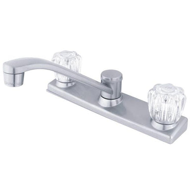 Kingston Brass GKB121 Water Saving Americana Centerset Kitchen Faucet with Acrylic Handle-Kitchen Faucets-Free Shipping-Directsinks.