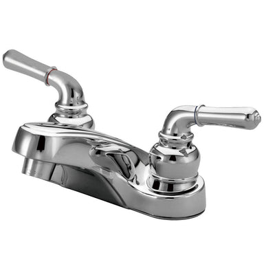 Kingston Brass GKB251LP Water Saving Magellan Centerset Chrome Lavatory Faucet with Lever Handles-Bathroom Faucets-Free Shipping-Directsinks.