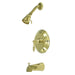 Kingston Brass Water Saving Knight Tub and Shower Faucet with Lever Handles-Shower Faucets-Free Shipping-Directsinks.