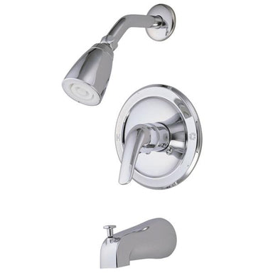 Kingston Brass Water Saving Chatham Tub and Shower Faucet with Water Savings Showerhead and Single Lever Handle-Shower Faucets-Free Shipping-Directsinks.