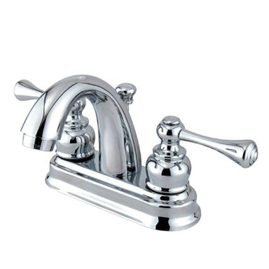 Kingston Brass Water Saving Vintage Lever Handles Centerset Lavatory Faucet-Bathroom Faucets-Free Shipping-Directsinks.